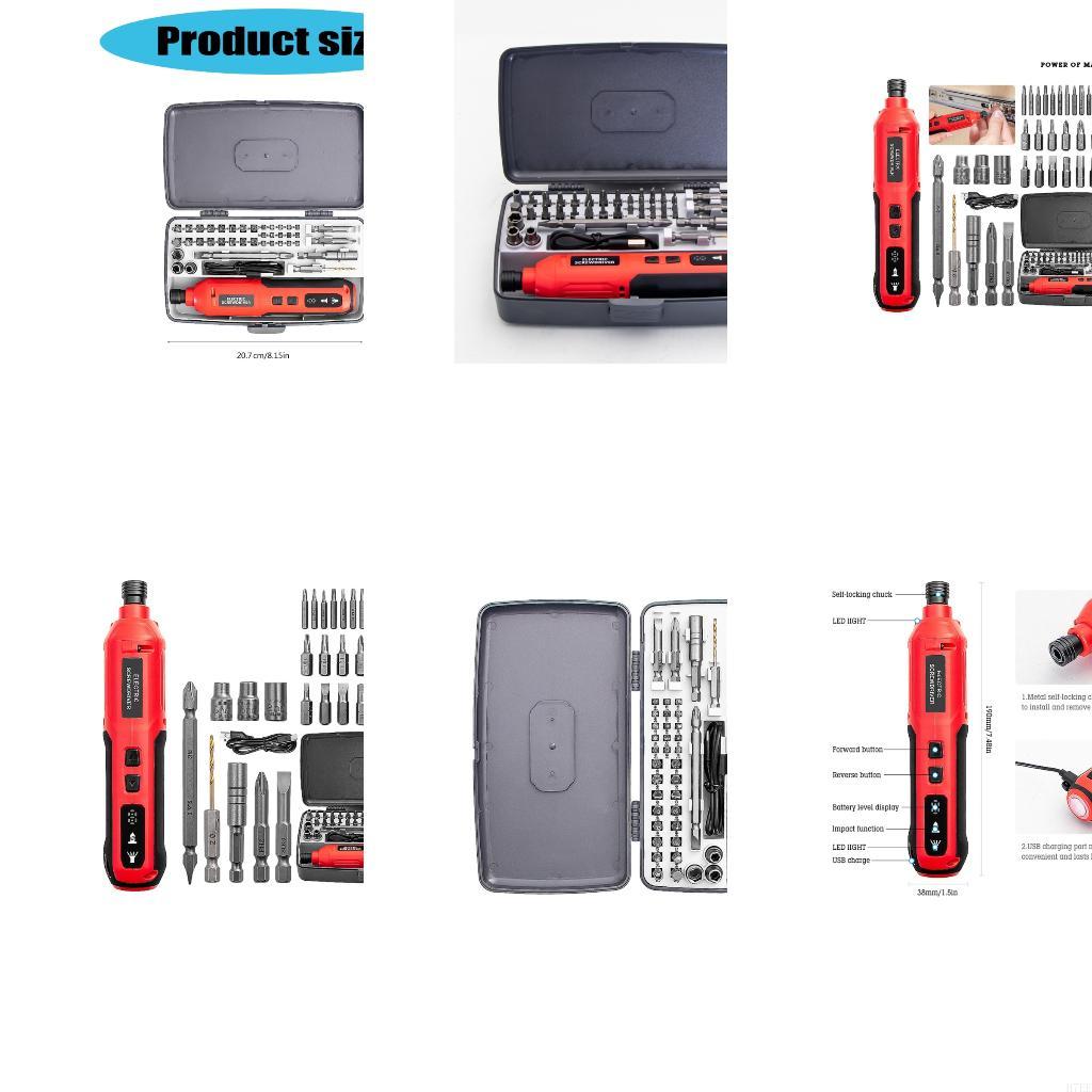H7EE Cordless Screwdriver Fast Charging For Home Repairs with Interchangeable Bits China Mainland
H7EE Cordless Screwdriver Fast Charging For Home Repairs with Interchangeable Bits China Mainland