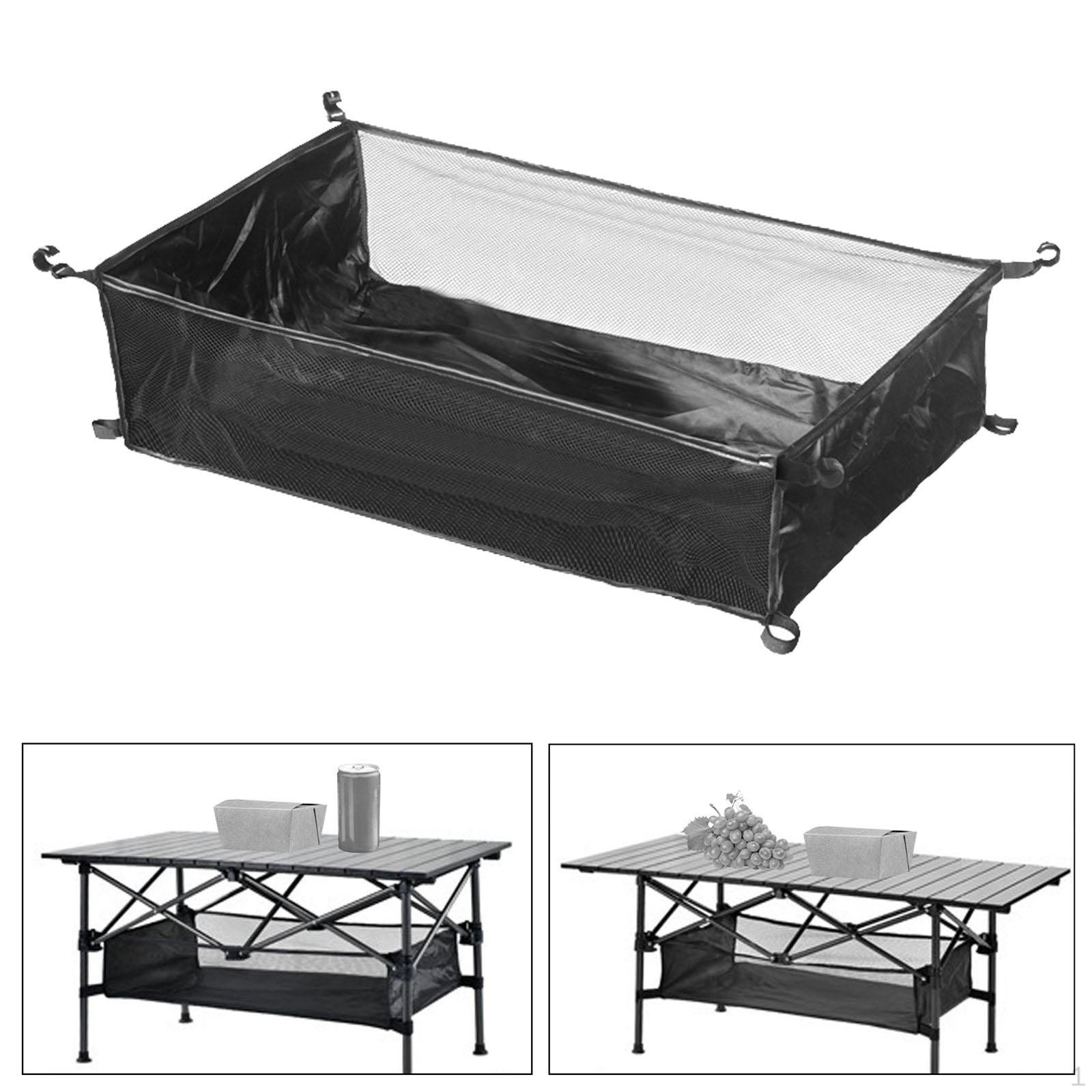 Корзина для хранения на походном столе, складная и удобная сетчатая сумка 67cmx40cmx14cm 
Корзина для хранения на походном столе, складная и удобная сетчатая сумка 67cmx40cmx14cm