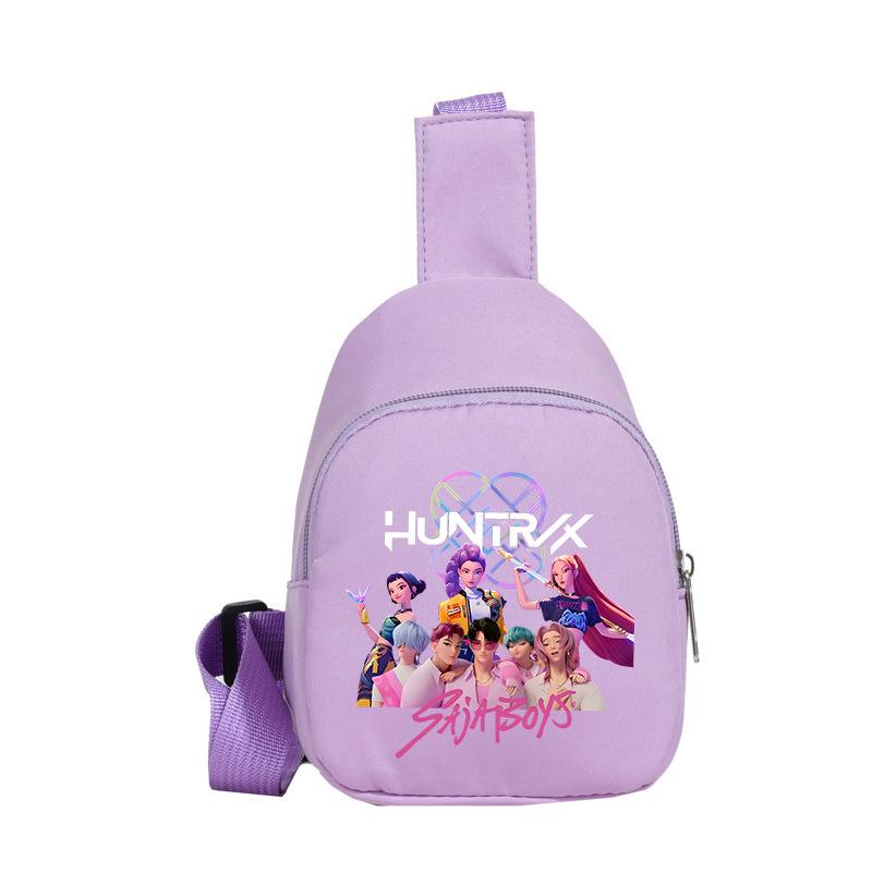 New KPOP Demon Hunters Chest Bag Anime Cartoon Casual Shoulder Bag Crossover Portable Bag Printed Fashion Backpack Student Gift
New KPOP Demon Hunters Chest Bag Anime Cartoon Casual Shoulder Bag Crossover Portable Bag Printed Fashion Backpack Student Gift