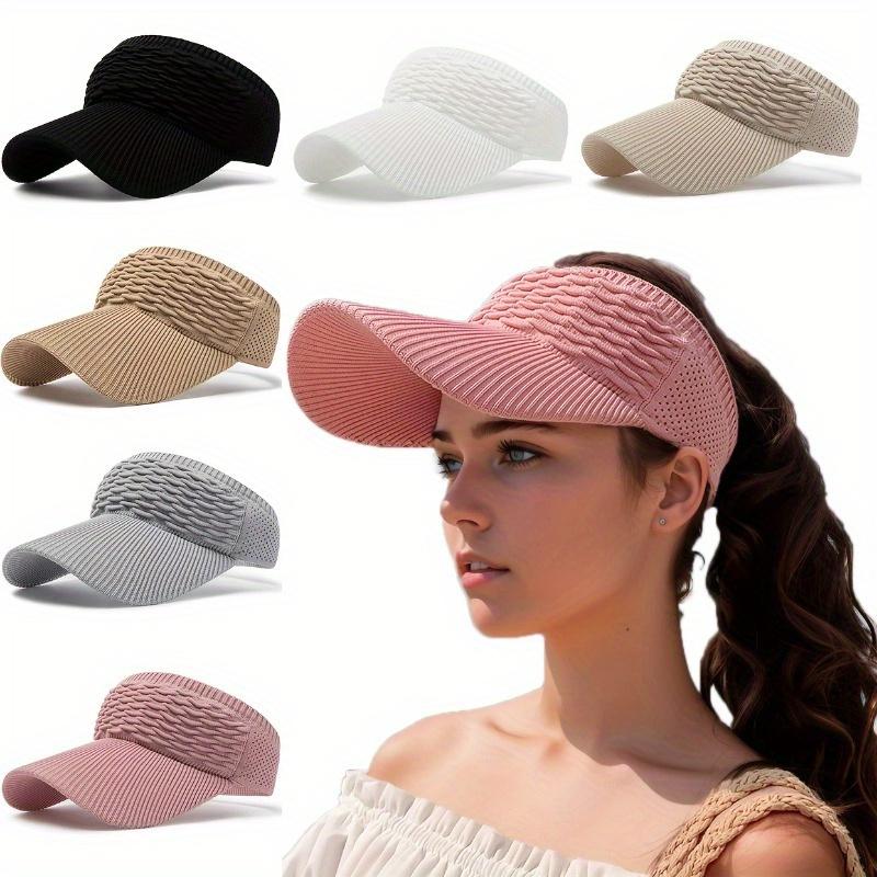 2Pcs Summer Breathable Sun Hat, Casual Elastic Cap, Women s Long Brim Sunshade Empty Top Hat for Outdoor Sports, Beach Hat Random 2Pcs
2Pcs Summer Breathable Sun Hat, Casual Elastic Cap, Women s Long Brim Sunshade Empty Top Hat for Outdoor Sports, Beach Hat Random 2Pcs