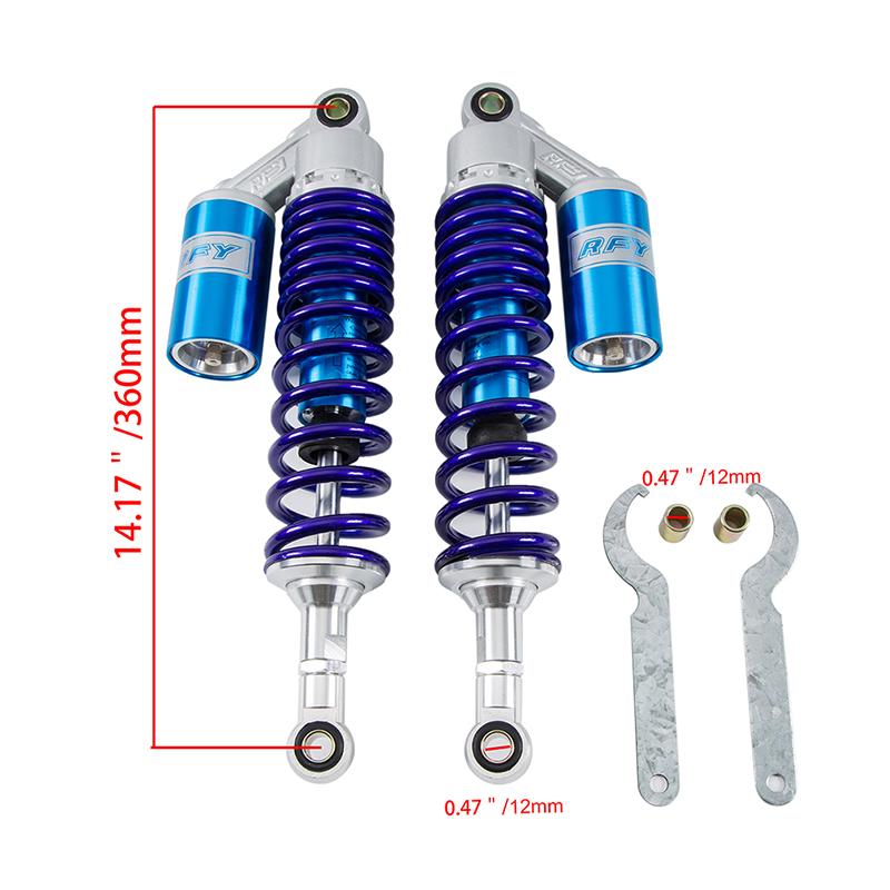 Universal Motorcycle Accessories Rear Air Shock Absorber with Tools Fit for Most 360mm Motorcycle Shock Absorber
Universal Motorcycle Accessories Rear Air Shock Absorber with Tools Fit for Most 360mm Motorcycle Shock Absorber