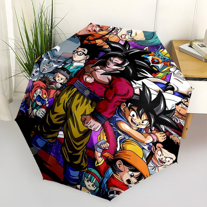 1pc Dragon Ball Z Goku Vegeta Automatic Opening/Closing Umbrella with 3-Fold Design, Perfect Gift for Fans, Travelers, Daily Use, Festival Present.C01
1pc Dragon Ball Z Goku Vegeta Automatic Opening/Closing Umbrella with 3-Fold Design, Perfect Gift for Fans, Travelers, Daily Use, Festival Present.C01