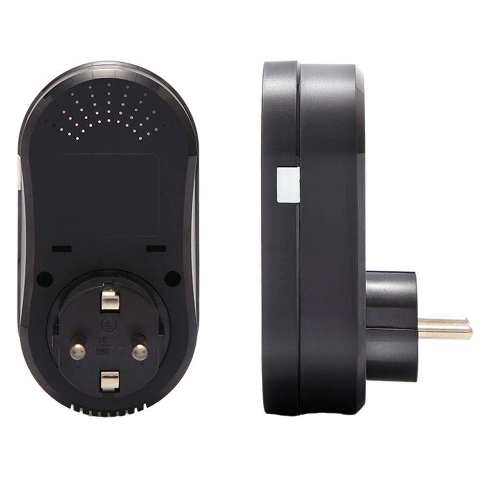 BHT12-EW-WIFI Smart WiFi Plug In Thermostat Temperature Controller Socket Black/EU Plug
BHT12-EW-WIFI Smart WiFi Plug In Thermostat Temperature Controller Socket Black/EU Plug
