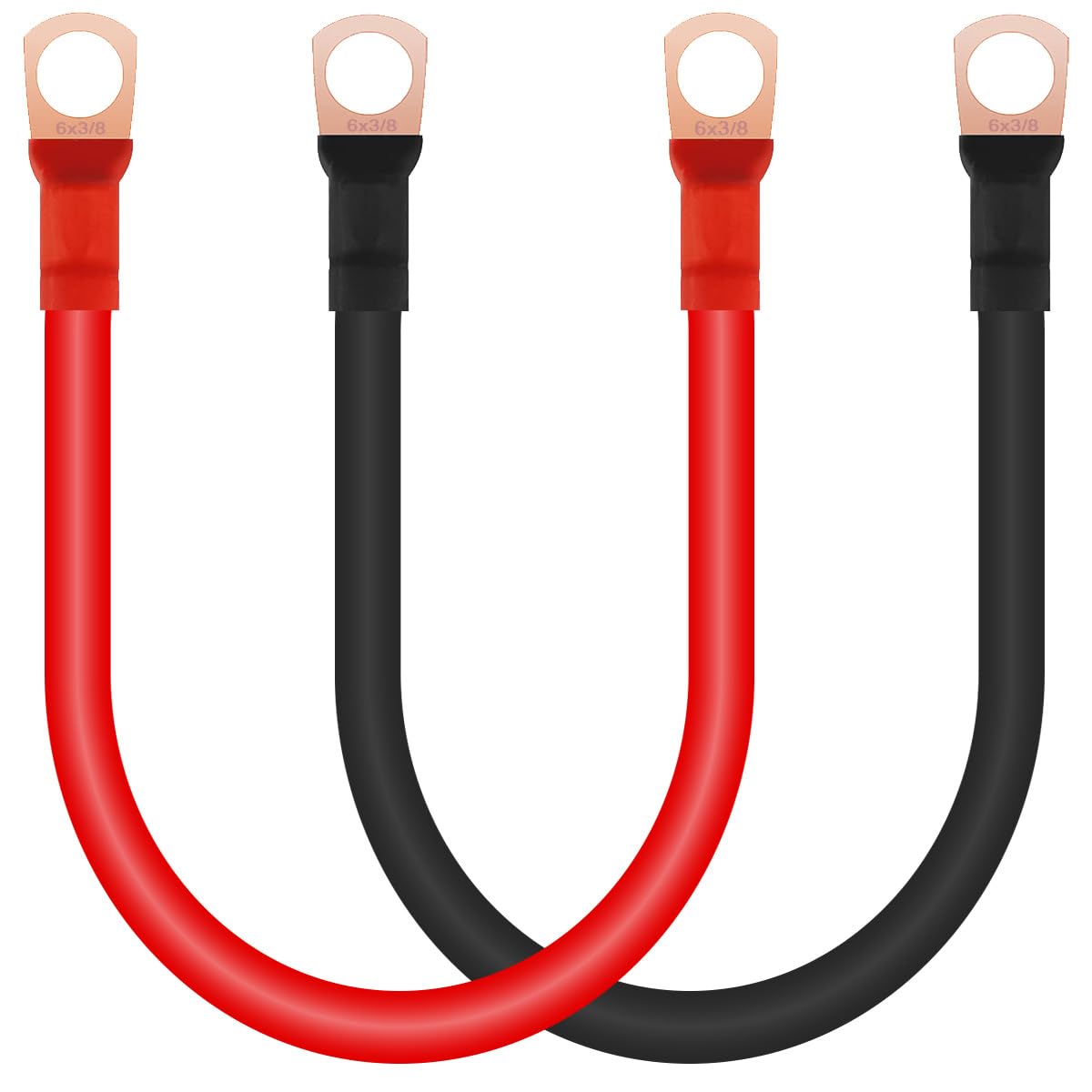 Xiatiosann 6AWG Battery Inverter Cable, 6 Gauge 16mm² Auto Wiring 600V Tinned Copper Stranded Electrical Silicone Wire Red & Black 30cm/11.8 wit
Xiatiosann 6AWG Battery Inverter Cable, 6 Gauge 16mm² Auto Wiring 600V Tinned Copper Stranded Electrical Silicone Wire Red & Black 30cm/11.8 wit