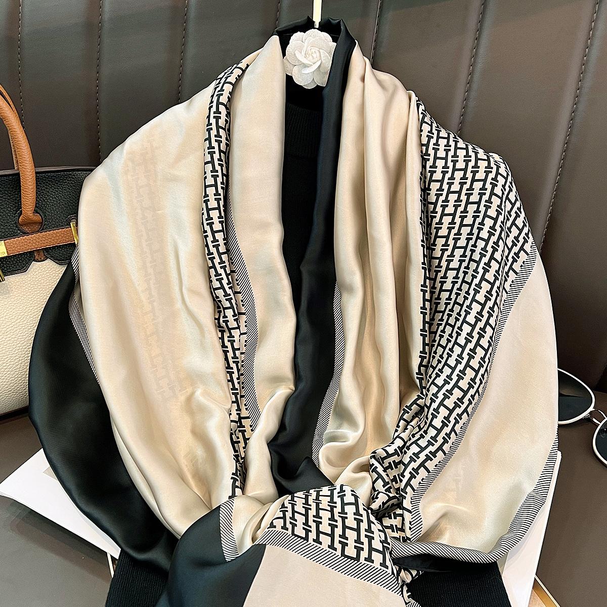 New fashionable versatile long scarf women s commuter office air-conditioned room shawl summer travel sunscreen silk scarf 180cm
New fashionable versatile long scarf women s commuter office air-conditioned room shawl summer travel sunscreen silk scarf 180cm