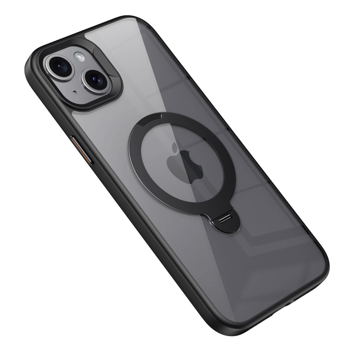 For iPhone 15 Case Compatible with MagSafe TPU+Acrylic Kickstand Clear Phone Cover Black
For iPhone 15 Case Compatible with MagSafe TPU+Acrylic Kickstand Clear Phone Cover Black