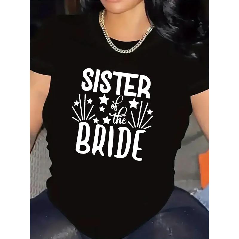 European Size Women s Sister of the Bride T-Shirt - Wedding Party Outfit with Floral & Star Print - Lightweight Top for Bridesmaids, Bridal Showers 4XL чорний
European Size Women s Sister of the Bride T-Shirt - Wedding Party Outfit with Floral & Star Print - Lightweight Top for Bridesmaids, Bridal Showers 4XL чорний