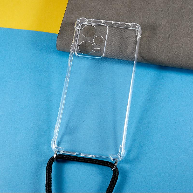 For Xiaomi Redmi Note 12 Pro+ 5G TPU Phone Case Transparent Reinforced Corners Phone Cover with Lanyard A
For Xiaomi Redmi Note 12 Pro+ 5G TPU Phone Case Transparent Reinforced Corners Phone Cover with Lanyard A