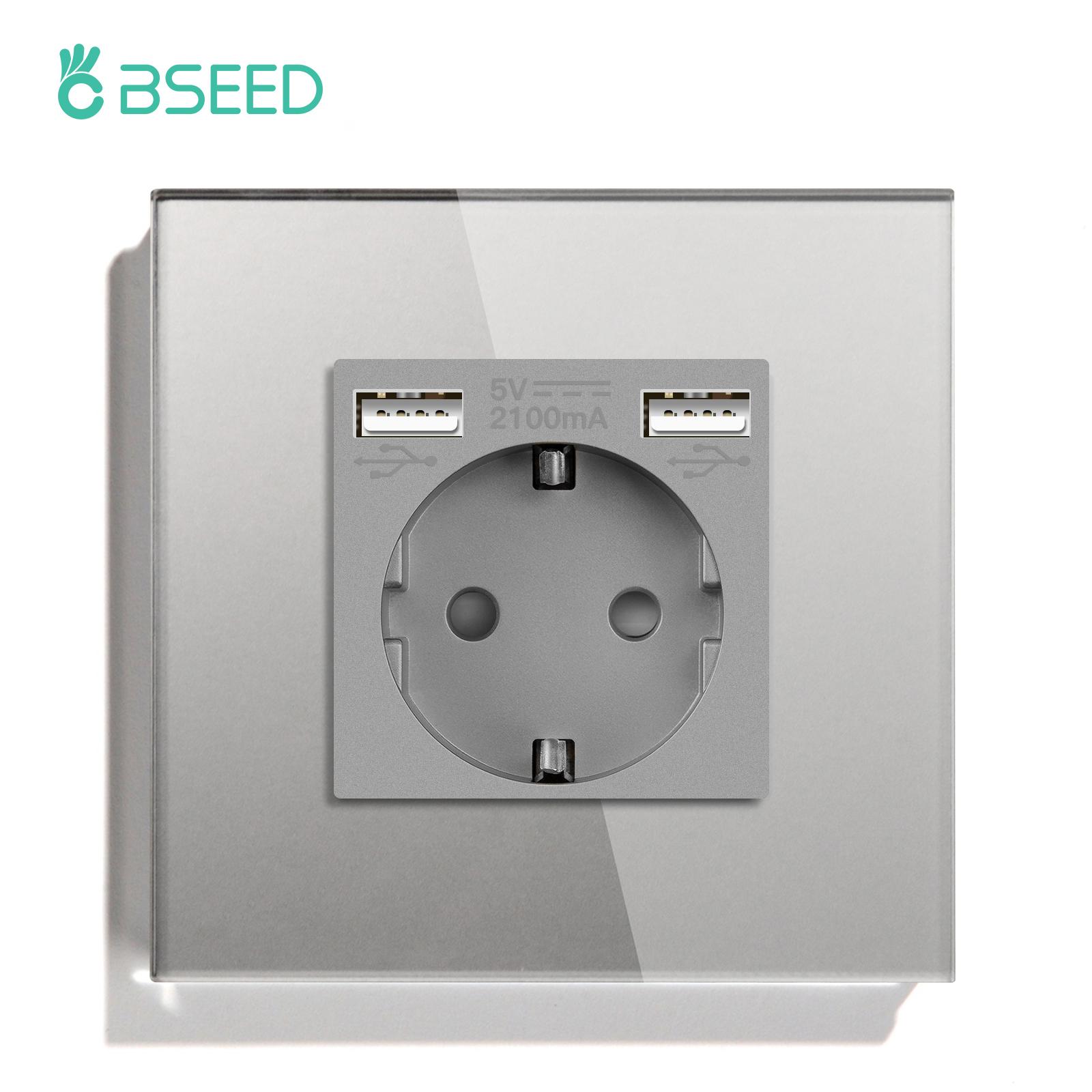 BSEED Одна розетка ЄС з інтерфейсами USB Type-c 2,1А Подвійна настінна розетка Потрійна скляна розетка USB для дому та офісу 16А Single 2USB Gray
BSEED Одна розетка ЄС з інтерфейсами USB Type-c 2,1А Подвійна настінна розетка Потрійна скляна розетка USB для дому та офісу 16А Single 2USB Gray