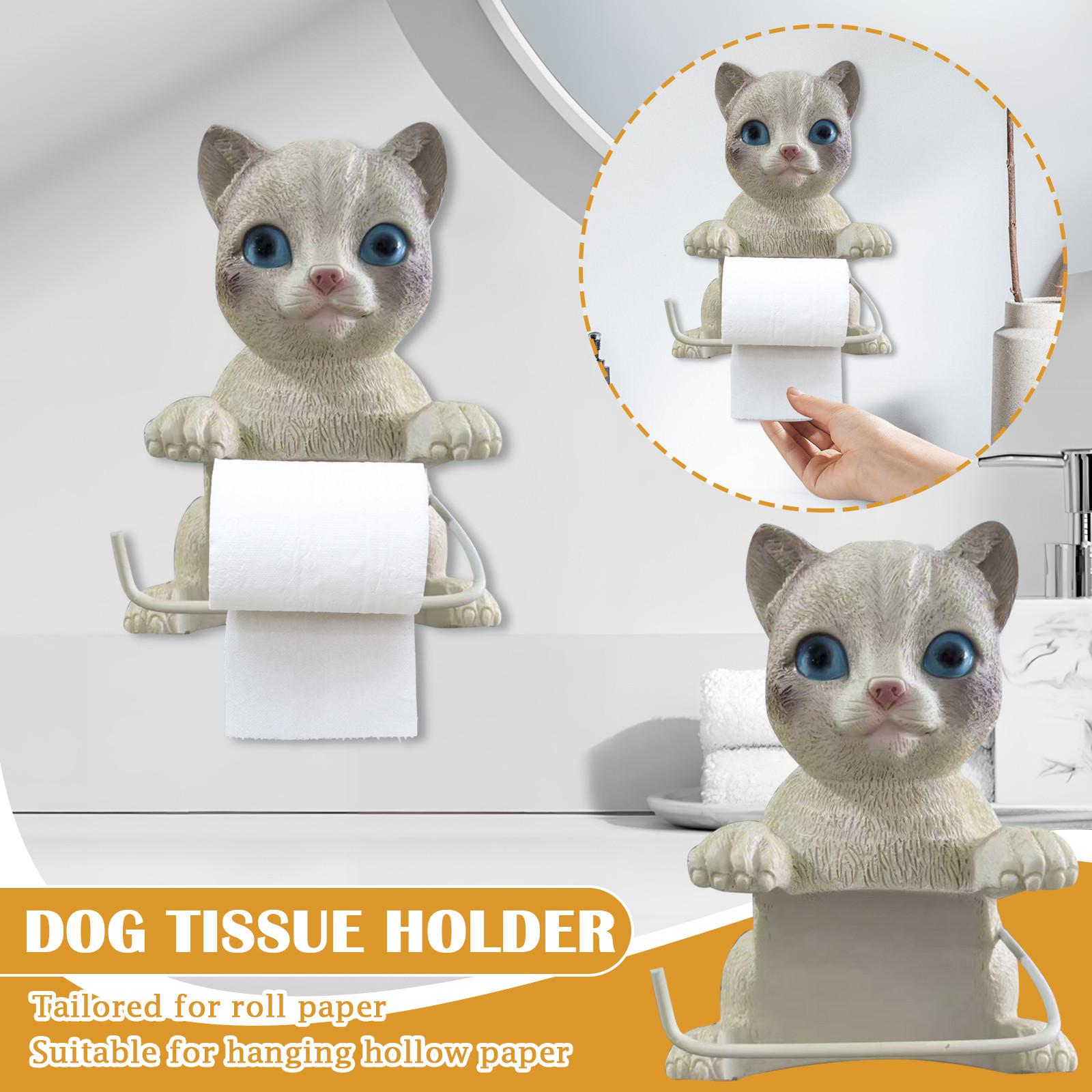 Cat Paper Towel Holder, Fun 3D Cat Paper Towel Holder, Bathroom Kitchen Decoration Wall-mounted Toilet Paper Storage Rack One Size
Cat Paper Towel Holder, Fun 3D Cat Paper Towel Holder, Bathroom Kitchen Decoration Wall-mounted Toilet Paper Storage Rack One Size