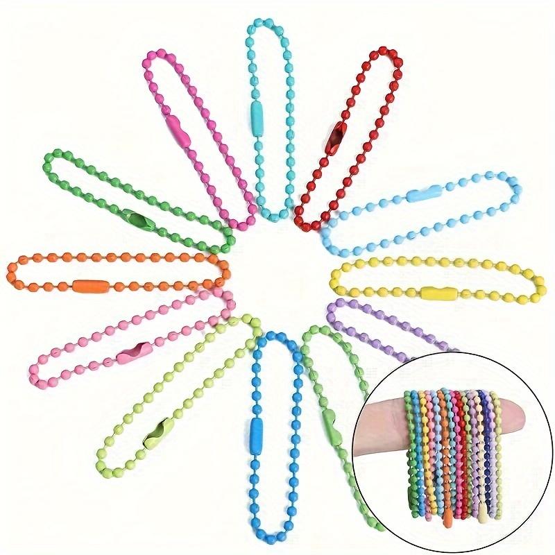 50/100pcs American Ball Chain Accessories Keychain/Wristband/Bracelet Label Handtag Connector DIY Jewelry Making Accessories 9.5 50pcs разноцветный
50/100pcs American Ball Chain Accessories Keychain/Wristband/Bracelet Label Handtag Connector DIY Jewelry Making Accessories 9.5 50pcs разноцветный