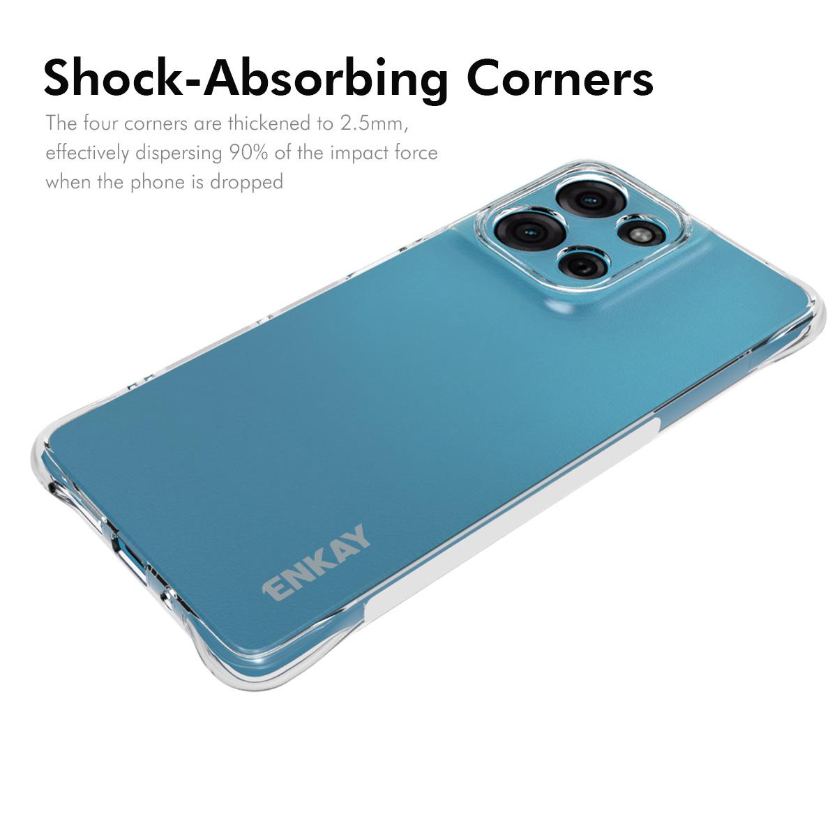For Motorola Moto G75 5G Clear Phone Case ENKAY HAT PRINCE Shockproof Anti-Slip TPU Cover Transparent
For Motorola Moto G75 5G Clear Phone Case ENKAY HAT PRINCE Shockproof Anti-Slip TPU Cover Transparent