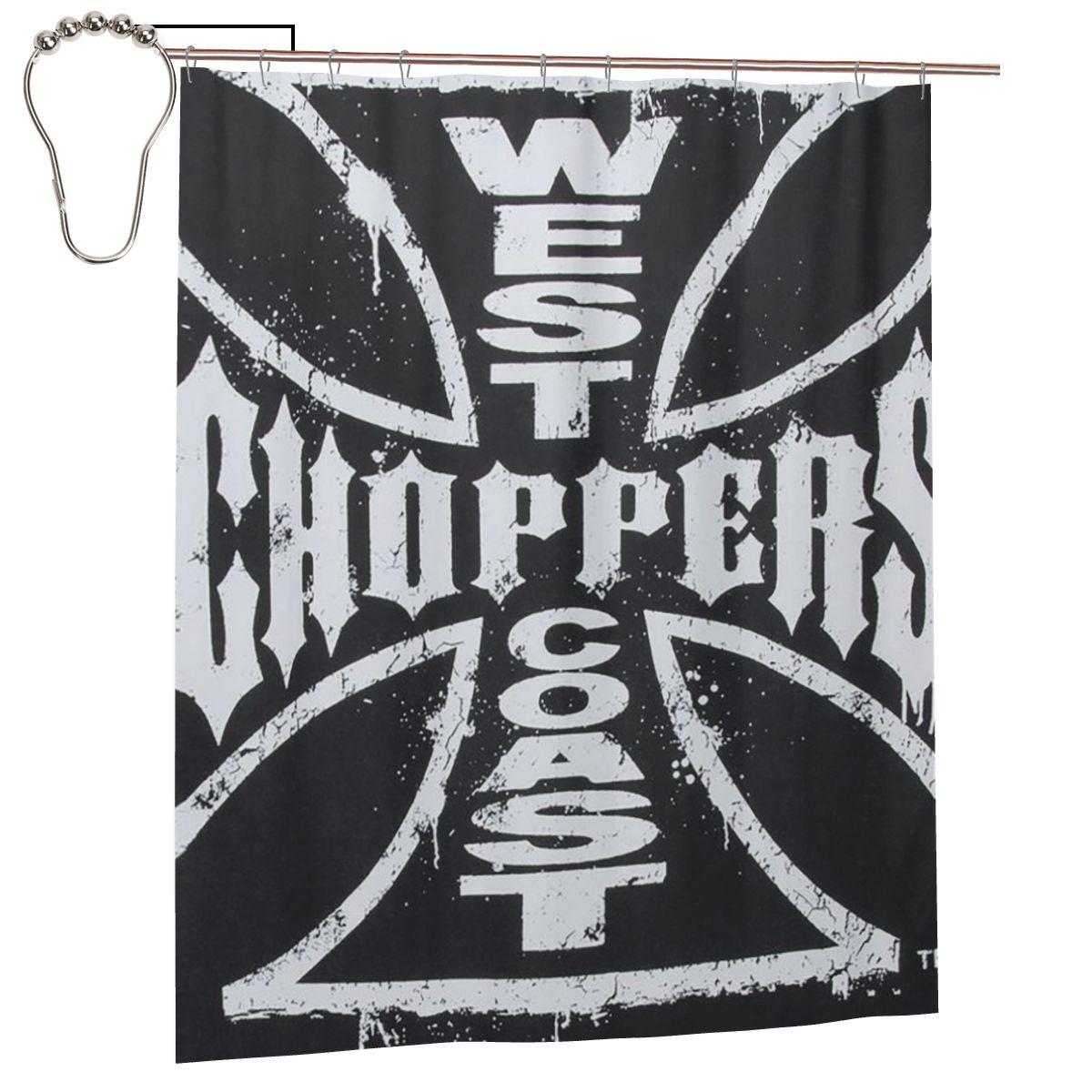 Шторка для душа West Coast Iron Cross Choppers, Полиэстер, Водонепроницаемая, для Ванной Комнаты, с Крючками W60H190(CM)-1 Pcs
Шторка для душа West Coast Iron Cross Choppers, Полиэстер, Водонепроницаемая, для Ванной Комнаты, с Крючками W60H190(CM)-1 Pcs