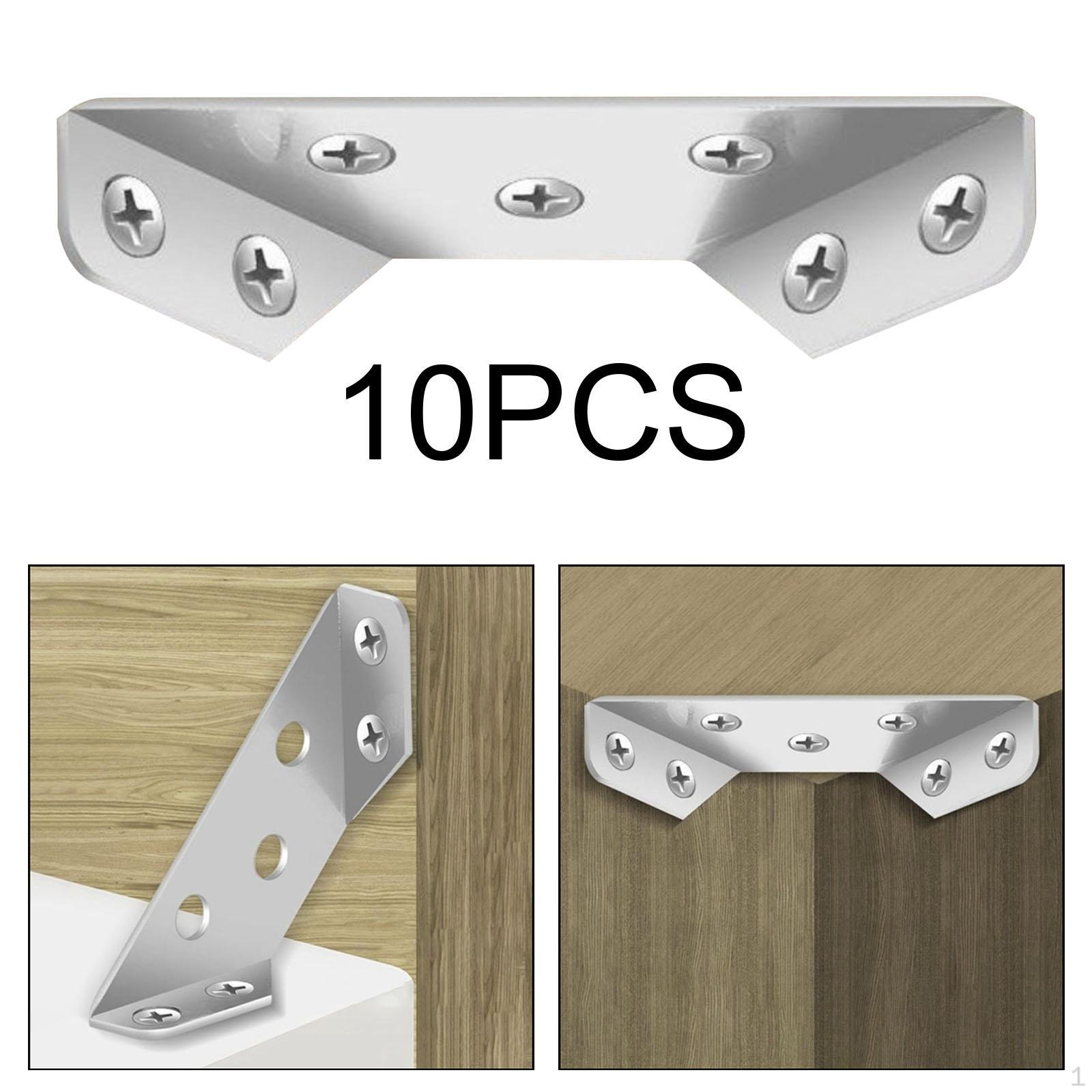 10 шт., угловые скобки из нержавеющей стали, угловые скобы, мебельные соединители для with screws
10 шт., угловые скобки из нержавеющей стали, угловые скобы, мебельные соединители для with screws