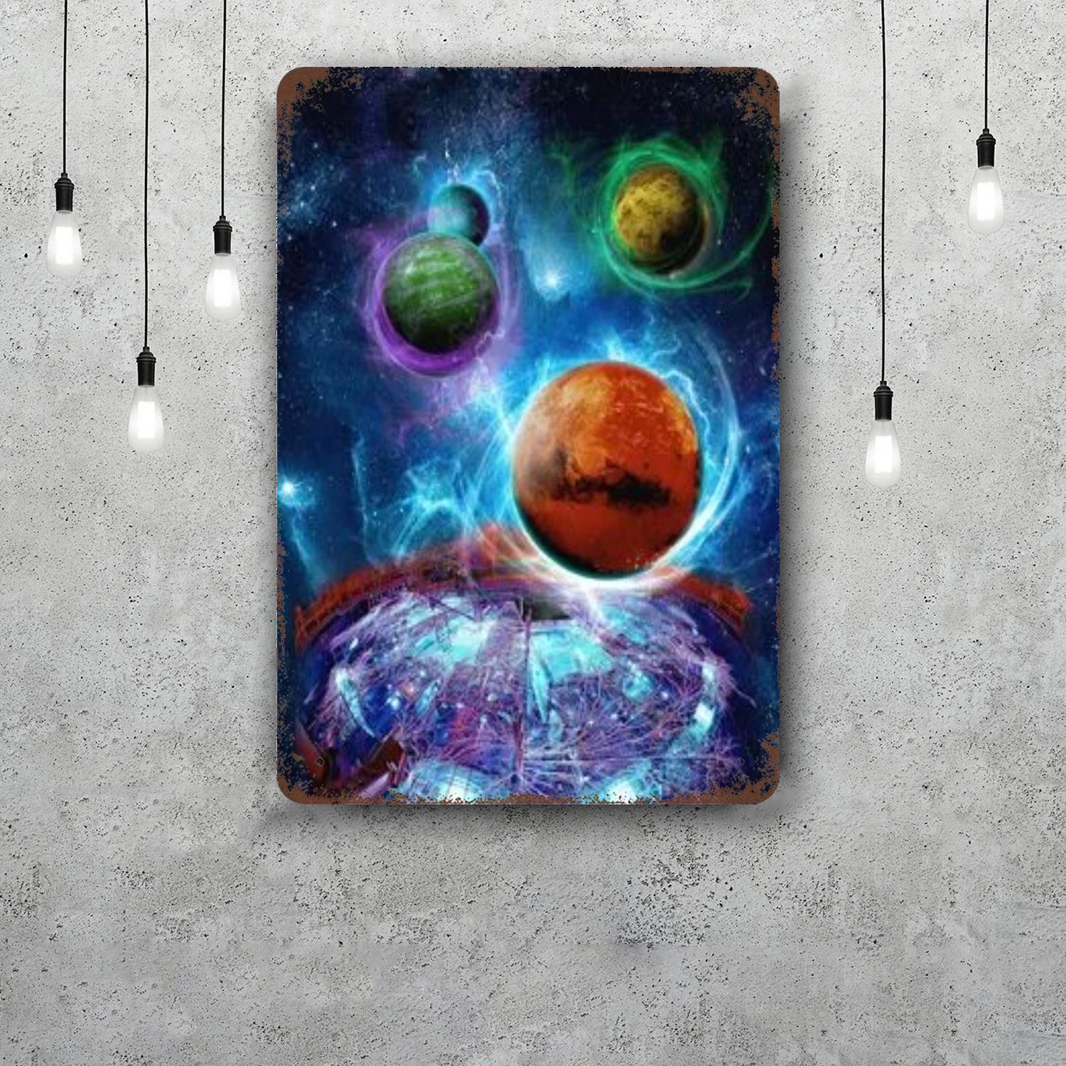 exoplanet space universe Decor Poster Vintage Tin Sign Metal Sign Decorative Plaque for Pub Bar Man Cave Club Wall Decoration 20x30cm(7.8x11.8inch)
exoplanet space universe Decor Poster Vintage Tin Sign Metal Sign Decorative Plaque for Pub Bar Man Cave Club Wall Decoration 20x30cm(7.8x11.8inch)