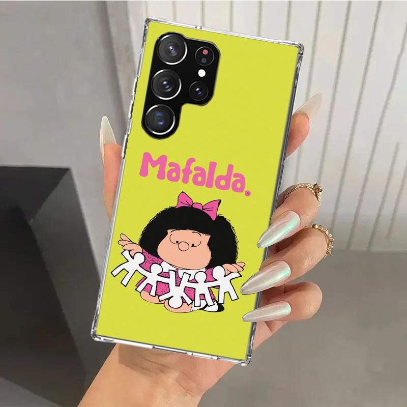 Mafalda Cartoon Phone Case for Samsung Galaxy S26 S24 S23 Ultra S25 Edge S22 S21 Plus S20 FE + Soft Print Shell Funda Galaxy S24 Samsung S22 Ultra
Mafalda Cartoon Phone Case for Samsung Galaxy S26 S24 S23 Ultra S25 Edge S22 S21 Plus S20 FE + Soft Print Shell Funda Galaxy S24 Samsung S22 Ultra