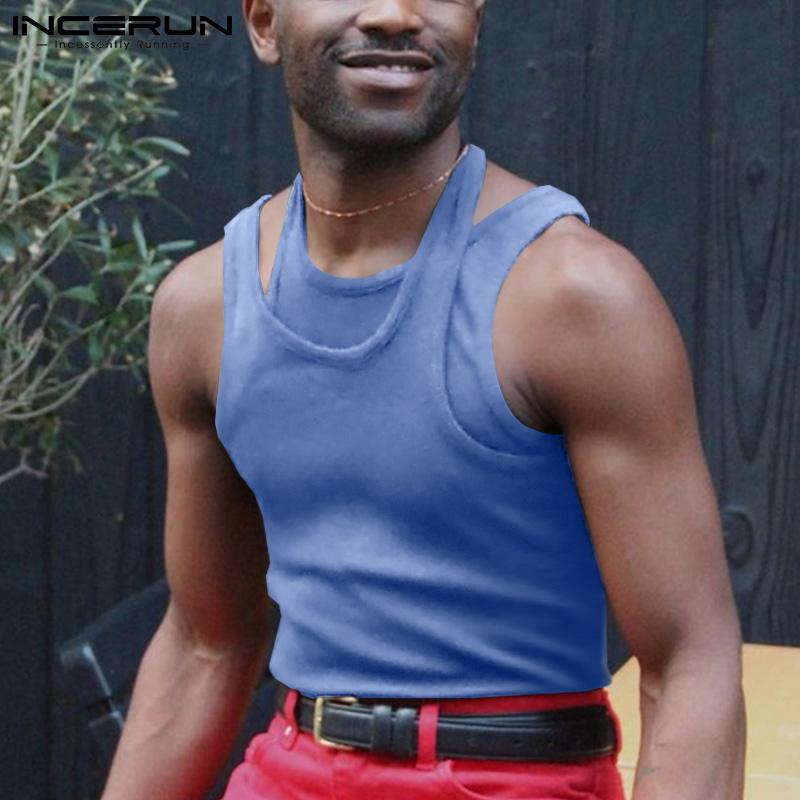 INCERUN Летний мужской жилет для спортзала, спортивные майки без рукавов
INCERUN Летний мужской жилет для спортзала, спортивные майки без рукавов