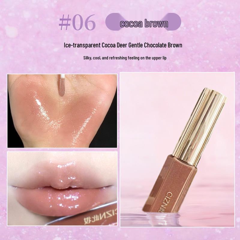 CIZN Galaxy Glaze Hydrating Lip Gloss: Brightens, Youthful Glow, Translucent Mirror Finish, Fine Glitter, Plumps Lips 8g
CIZN Galaxy Glaze Hydrating Lip Gloss: Brightens, Youthful Glow, Translucent Mirror Finish, Fine Glitter, Plumps Lips 8g