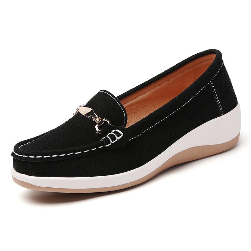 Women Cow Suede Casual Shoes Daily Outdoor Office Commuter Driving Single Shoes Mother Comfy Wedge Walking Shoes Flat Loafers 35 чёрный
Women Cow Suede Casual Shoes Daily Outdoor Office Commuter Driving Single Shoes Mother Comfy Wedge Walking Shoes Flat Loafers 35 чёрный