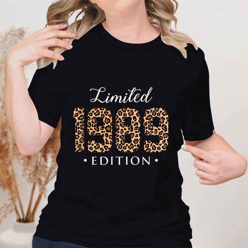 Limited Edition 1984 40 Years Old 40th Birthday Gifts Leopard Pattern T Shirt Women Birthday Vintage Crew Neck Shirts Female Top 3XL
Limited Edition 1984 40 Years Old 40th Birthday Gifts Leopard Pattern T Shirt Women Birthday Vintage Crew Neck Shirts Female Top 3XL