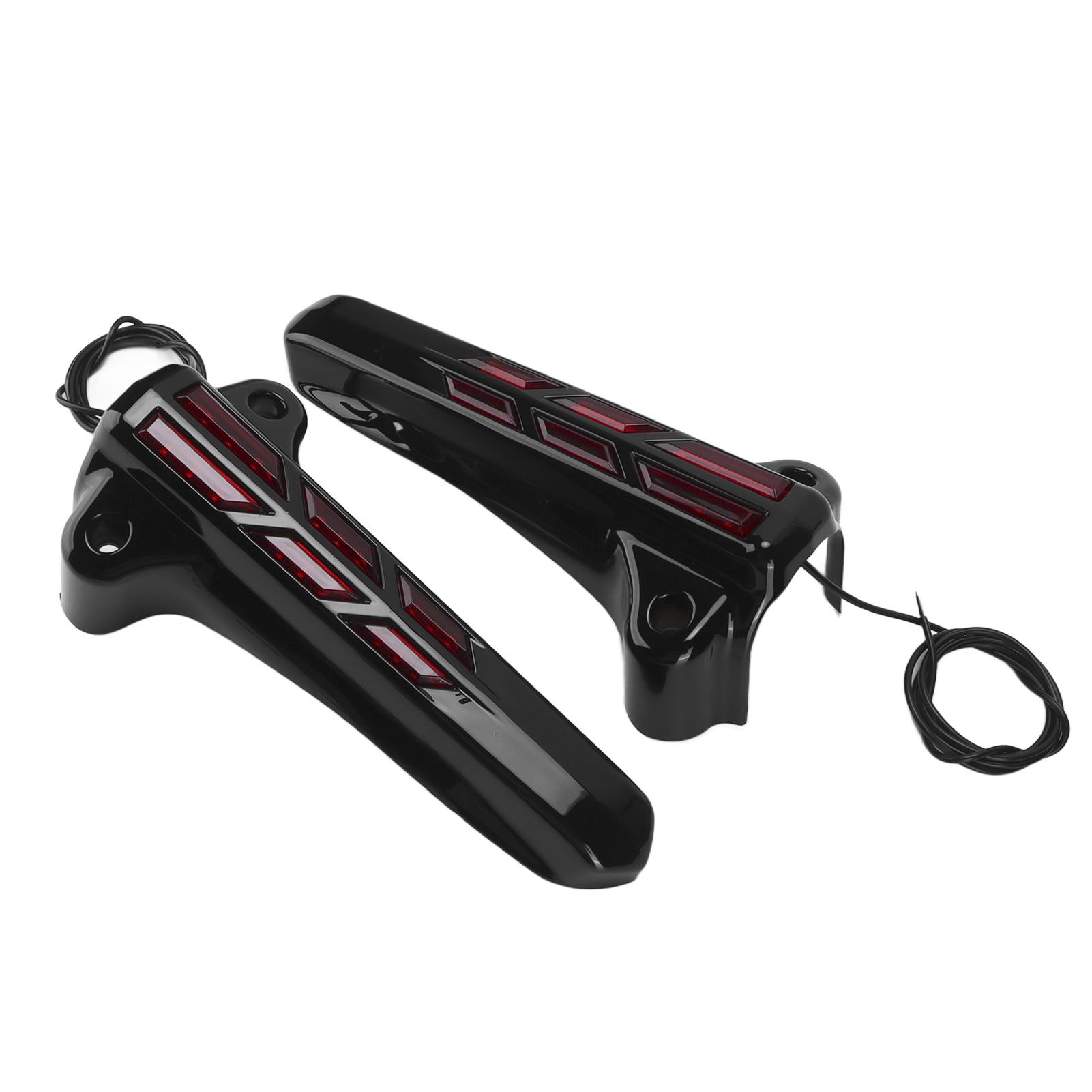 2pcs Motorcycle Front Lower Fork Leg Slider Cover LED Light Replacement for Road Street EFI 2014‑2019 12V
2pcs Motorcycle Front Lower Fork Leg Slider Cover LED Light Replacement for Road Street EFI 2014‑2019 12V