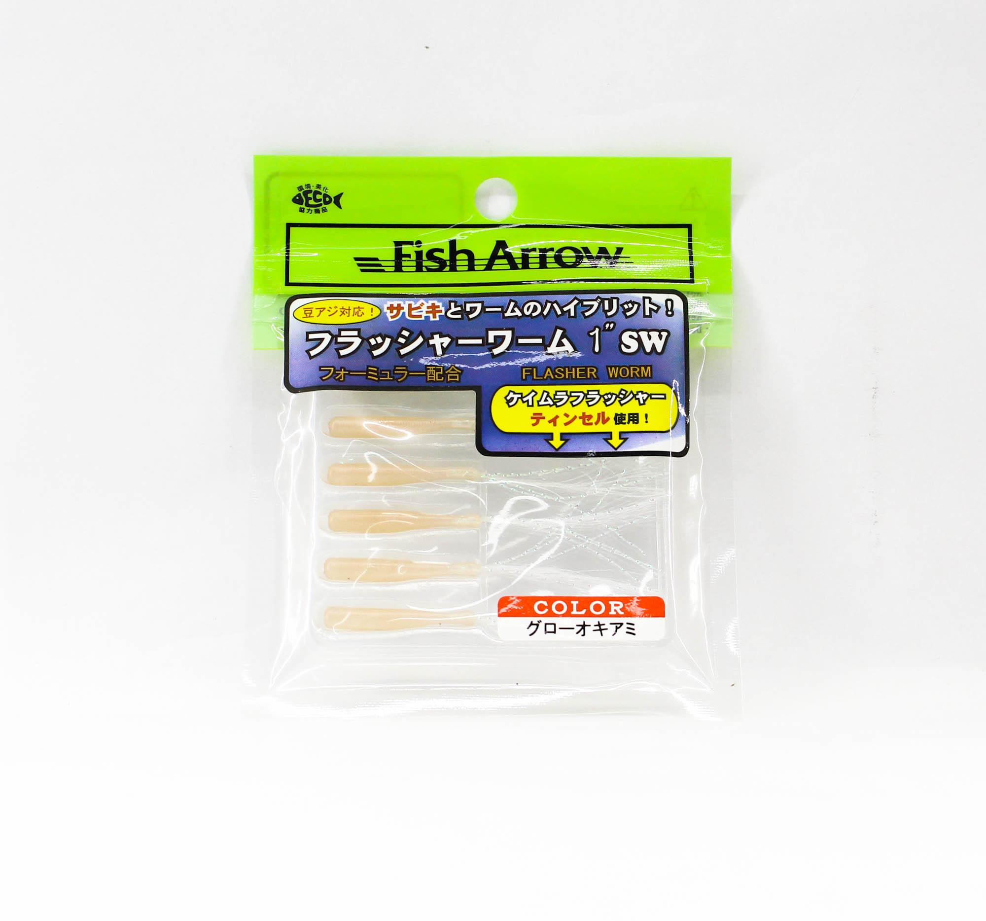 Мягкая приманка Fish Arrow Flasher Worm 1 дюйм, 6 шт. в упаковке #10 (0462)
Мягкая приманка Fish Arrow Flasher Worm 1 дюйм, 6 шт. в упаковке #10 (0462)