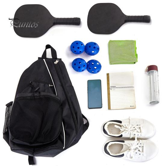 Pickleball Backpack for Men Women Adjustable Crossbody Sling Pickleball Paddle Bag with Water Bottle Holder for Tennis Pickleball Gears чорний
Pickleball Backpack for Men Women Adjustable Crossbody Sling Pickleball Paddle Bag with Water Bottle Holder for Tennis Pickleball Gears чорний