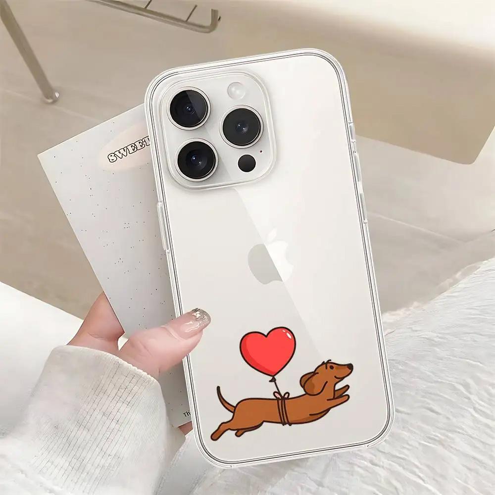 Funny Love Dachshund Clear Phone Case For Samsung Galaxy S24 S23 S22 S25 Ultra Plus Cover S25+ S22+ S23+ S24+ Shell Fundas Skin Galaxy S22+ 5G
Funny Love Dachshund Clear Phone Case For Samsung Galaxy S24 S23 S22 S25 Ultra Plus Cover S25+ S22+ S23+ S24+ Shell Fundas Skin Galaxy S22+ 5G