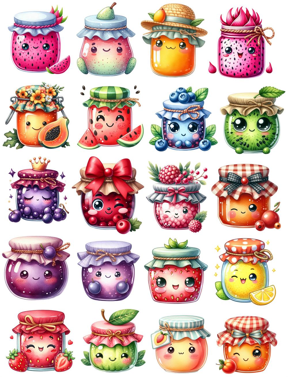 20pcs Cute Cartoon Fruit Jam Stickers for Stationery Decoration Girl Stationery,Waterproof and Cute Journals and Notebooksks белый
20pcs Cute Cartoon Fruit Jam Stickers for Stationery Decoration Girl Stationery,Waterproof and Cute Journals and Notebooksks белый