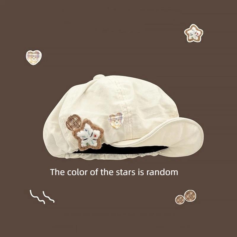 Panama Four Seasons Ladies Cute Retro Octagonal Beret Versatile Duck Tongue Painter Hat as the picture
Panama Four Seasons Ladies Cute Retro Octagonal Beret Versatile Duck Tongue Painter Hat as the picture