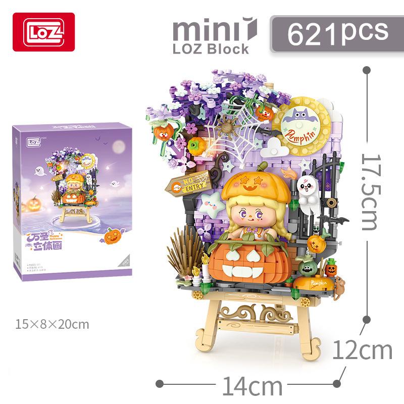 Children S Loz Small Particle Building Block Toy Model Assembly Pumpkin 3D Painting Black Cat 3D Painting Toy Holiday Gift
Children S Loz Small Particle Building Block Toy Model Assembly Pumpkin 3D Painting Black Cat 3D Painting Toy Holiday Gift