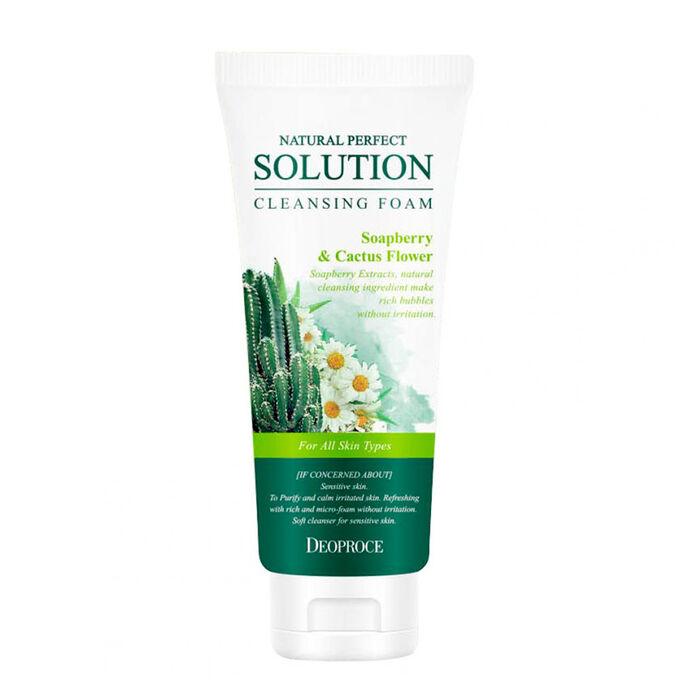 Пенка для умывания с экстрактом цветков кактусаи мыльным орехом DEOPROCE NATURAL PERFECT SOLUTION CLEANSING FOAM SOAP BERRY & CACTUS FLOWER 170г
Пенка для умывания с экстрактом цветков кактусаи мыльным орехом DEOPROCE NATURAL PERFECT SOLUTION CLEANSING FOAM SOAP BERRY & CACTUS FLOWER 170г