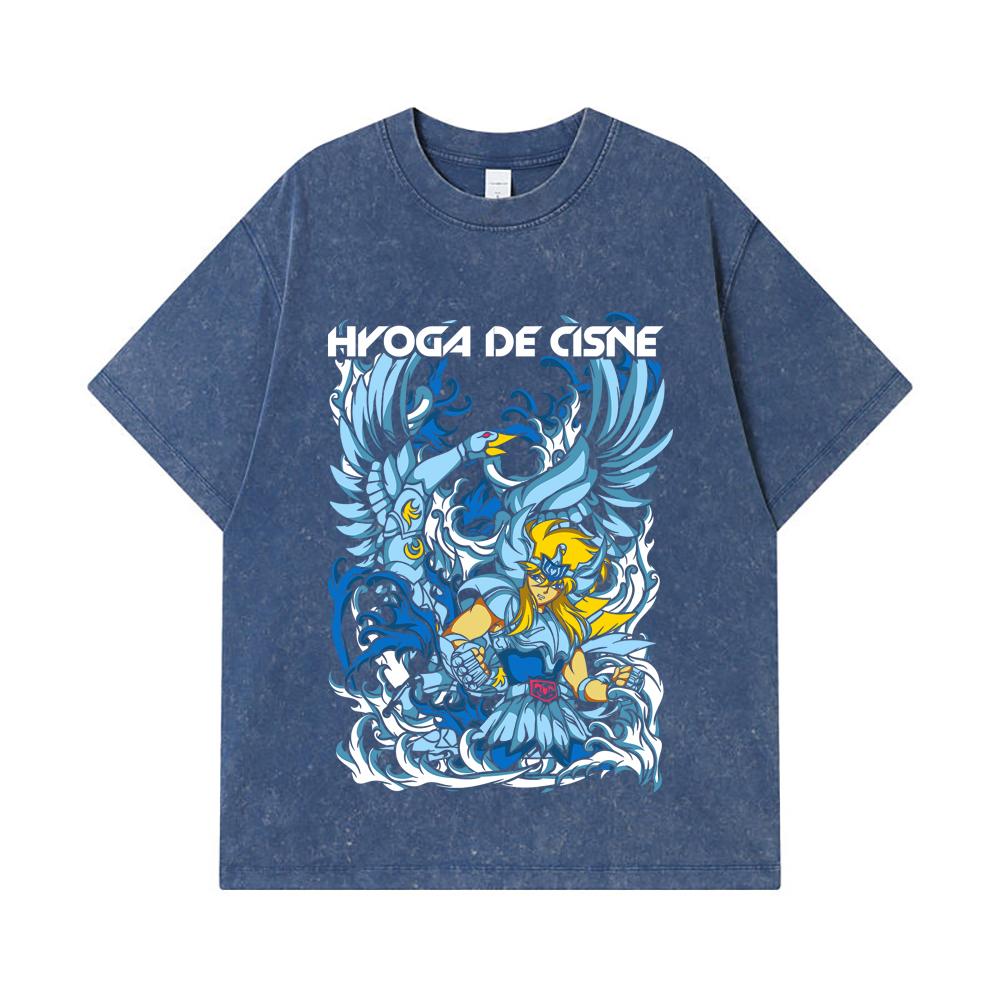 275 GSM Washed T-shirts 100% Cotton Saint Seiya V14 Hyoga Print Unisex Heavy Cotton T Shirt 2XL королівський синій колір
275 GSM Washed T-shirts 100% Cotton Saint Seiya V14 Hyoga Print Unisex Heavy Cotton T Shirt 2XL королівський синій колір