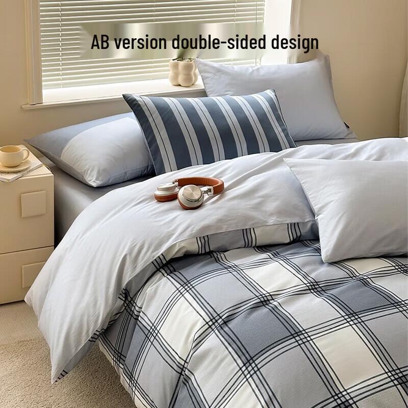 Duoxi ai Pure Cotton 4-Piece Bedding Set for 1.5m Bed
Duoxi ai Pure Cotton 4-Piece Bedding Set for 1.5m Bed