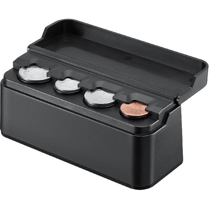 JOYTUTUS Coin Holder for Car Change Organizer Universal Storage Coin Money Dispenser Fit for Most Car Trucks Accessories(Black, 1 Pack) 1 Pack чёрный
JOYTUTUS Coin Holder for Car Change Organizer Universal Storage Coin Money Dispenser Fit for Most Car Trucks Accessories(Black, 1 Pack) 1 Pack чёрный