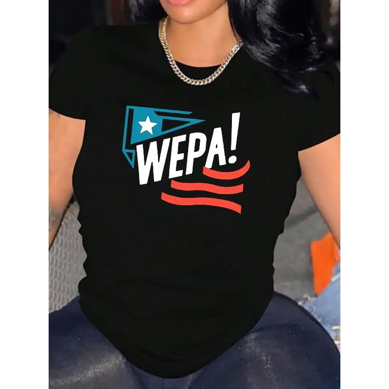 Womens WEPA Print T Shirt Casual Crew Neck Short Sleeve Sporty All Season Comfortable Top 4XL чорний
Womens WEPA Print T Shirt Casual Crew Neck Short Sleeve Sporty All Season Comfortable Top 4XL чорний