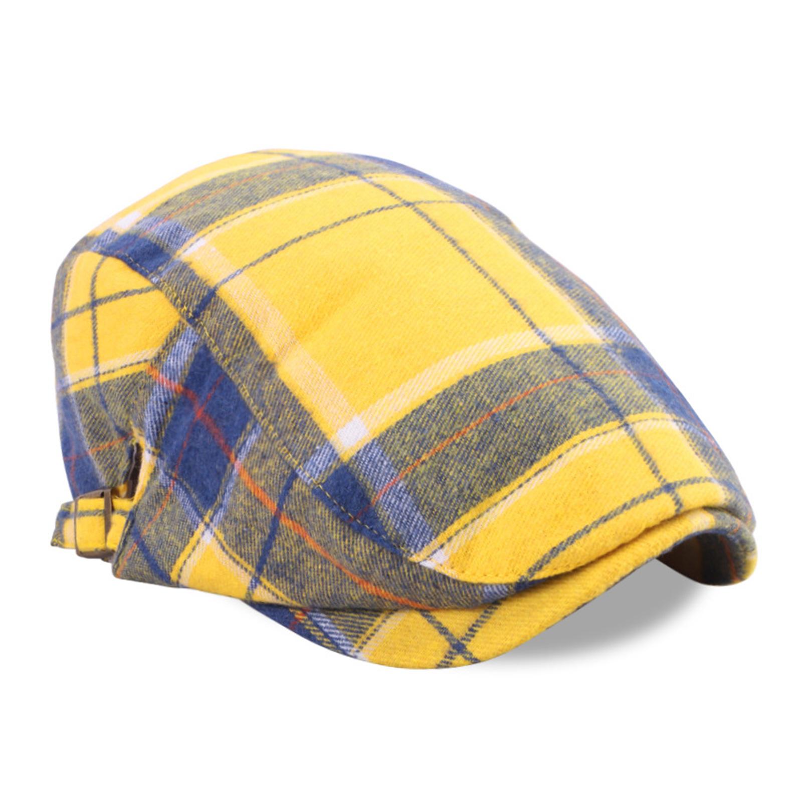 Breathable Checkered Beret Cap Cotton Casual Hat Lightweight Design Fashion Accessory Suitable For Men And Women жёлтый
Breathable Checkered Beret Cap Cotton Casual Hat Lightweight Design Fashion Accessory Suitable For Men And Women жёлтый