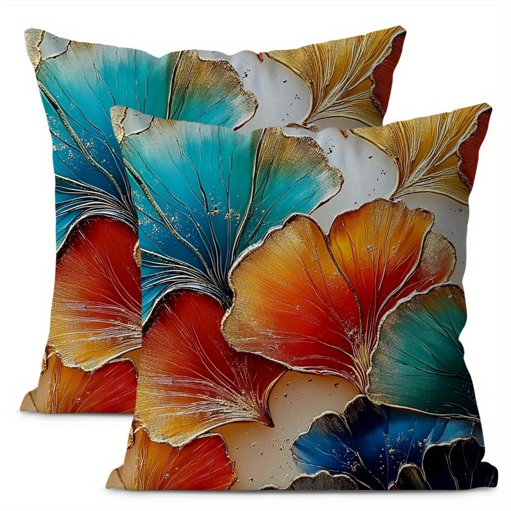 Golden edged Ginkgo biloba leaves Print Cushion Cover Peach Skin Velvet Room Home Sofa Living Office Car Simplicity Pillow Cover
Golden edged Ginkgo biloba leaves Print Cushion Cover Peach Skin Velvet Room Home Sofa Living Office Car Simplicity Pillow Cover