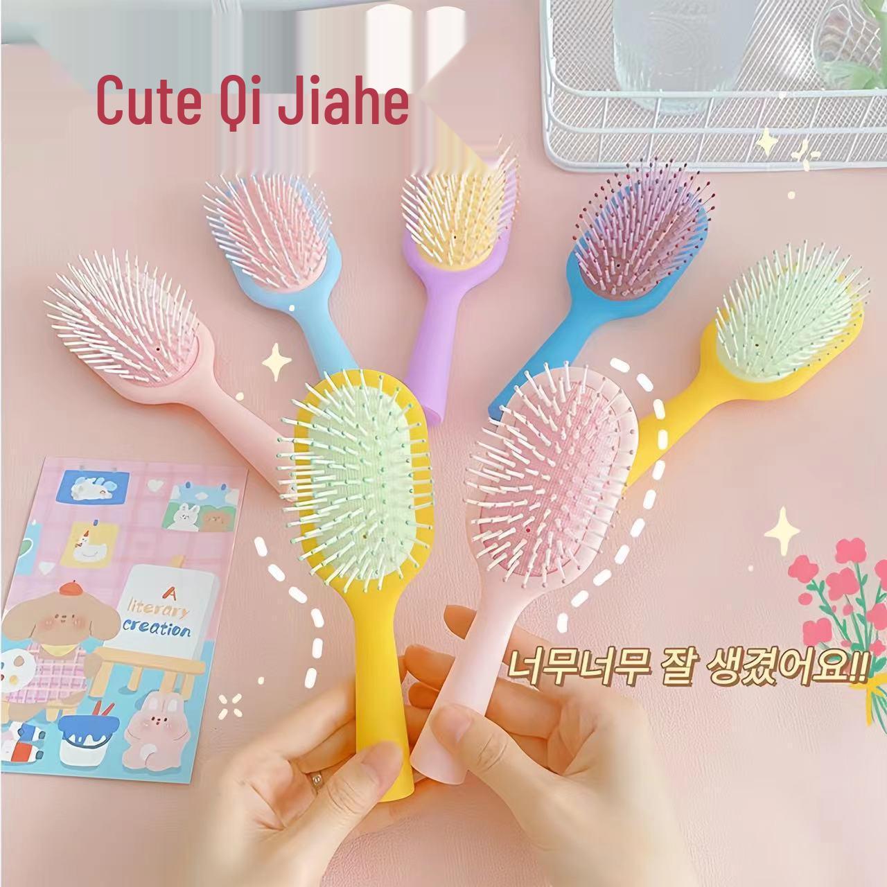 Macaron Mini Air Cushion Comb - Cute, Soft, Portable Children s Massage Comb 17*5*3cm 45g
Macaron Mini Air Cushion Comb - Cute, Soft, Portable Children s Massage Comb 17*5*3cm 45g