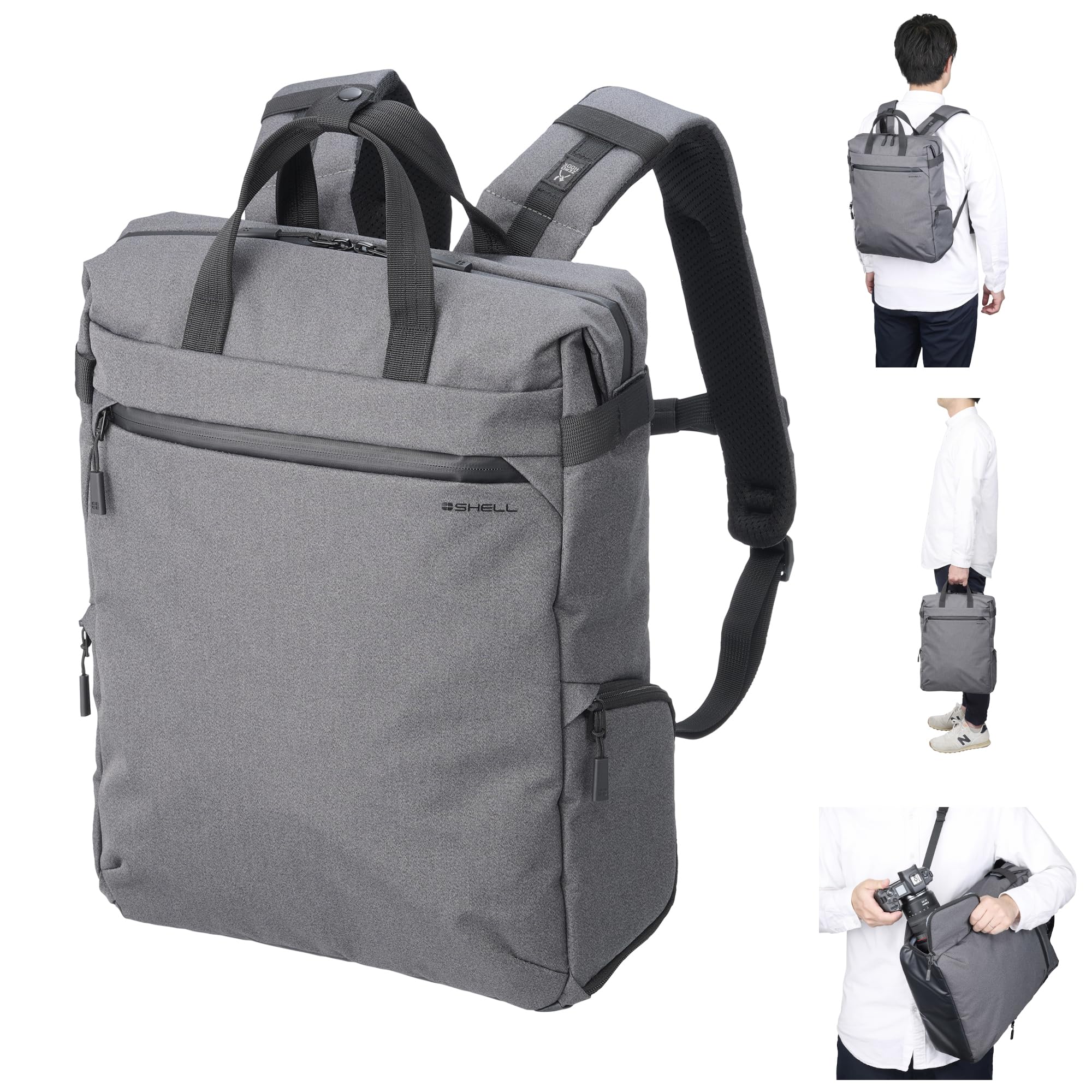 HAKUBA Camera Bag Plus Shell City Tote Backpack 11 G05 AZ Gray Camera Backpack Business Tote Side Access Daily Use 2WAY 4977187001747 AMZSP-CT5TBP11G сірий колір
HAKUBA Camera Bag Plus Shell City Tote Backpack 11 G05 AZ Gray Camera Backpack Business Tote Side Access Daily Use 2WAY 4977187001747 AMZSP-CT5TBP11G сірий колір