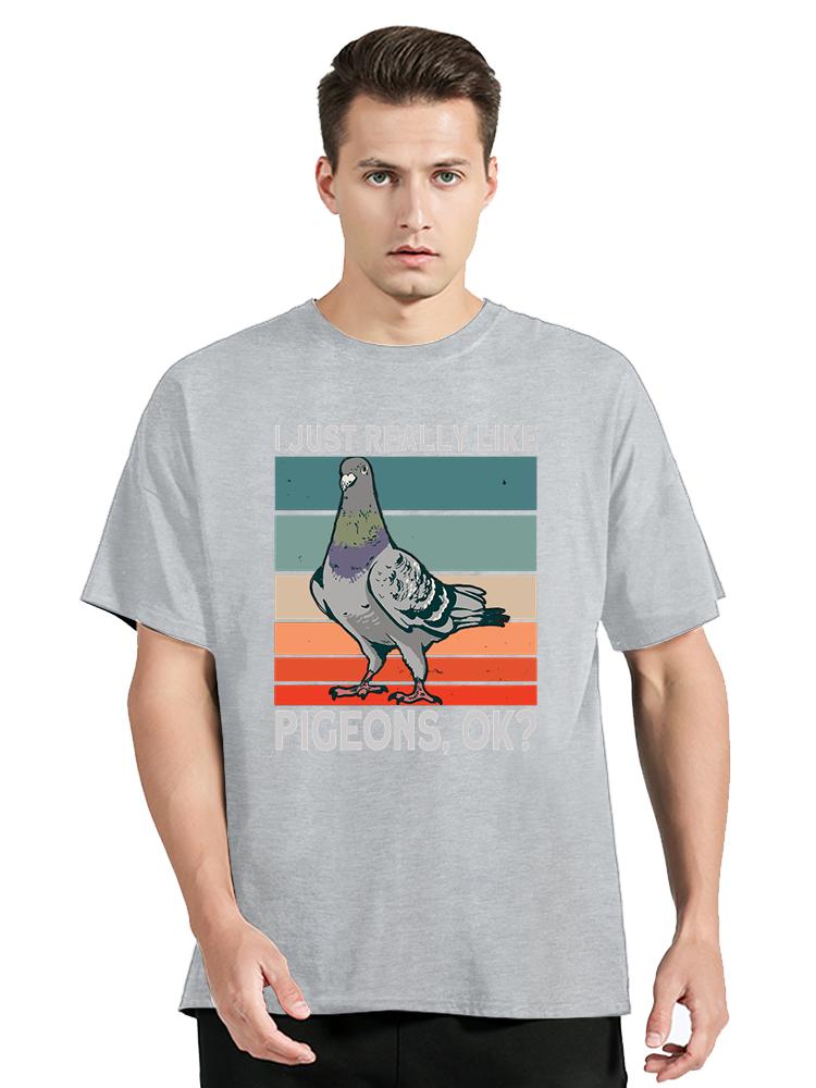 I Just Really Like Pigeons Ok Funny Bird TShirt Summer Round Neck Tops Tees Oversized Cotton Tshirt Casual Men Clothing T Shirt S
I Just Really Like Pigeons Ok Funny Bird TShirt Summer Round Neck Tops Tees Oversized Cotton Tshirt Casual Men Clothing T Shirt S