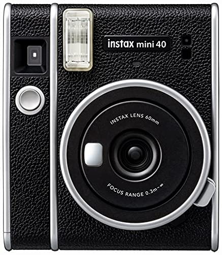 Fujifilm Instax Mini 40 Instant Camera Vintage Black Look, Camera for Kids, Wedding, Birthday Or Any Occasion
Fujifilm Instax Mini 40 Instant Camera Vintage Black Look, Camera for Kids, Wedding, Birthday Or Any Occasion