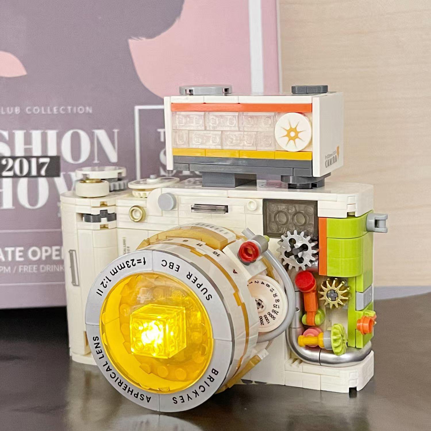 LEGO-Compatible Vintage Camera Building Blocks - Educational Toys for Boys & Girls, Desktop Ornaments, Ideal Gifts
LEGO-Compatible Vintage Camera Building Blocks - Educational Toys for Boys & Girls, Desktop Ornaments, Ideal Gifts