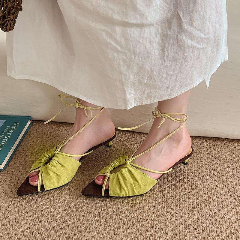 Fashion 2025 New Summer Women Sandals Women Shoes Open Toe Thin Heel Shoes Flowers Cover Toe Slingback Gladiator Modern Sandals 34 жёлтый
Fashion 2025 New Summer Women Sandals Women Shoes Open Toe Thin Heel Shoes Flowers Cover Toe Slingback Gladiator Modern Sandals 34 жёлтый