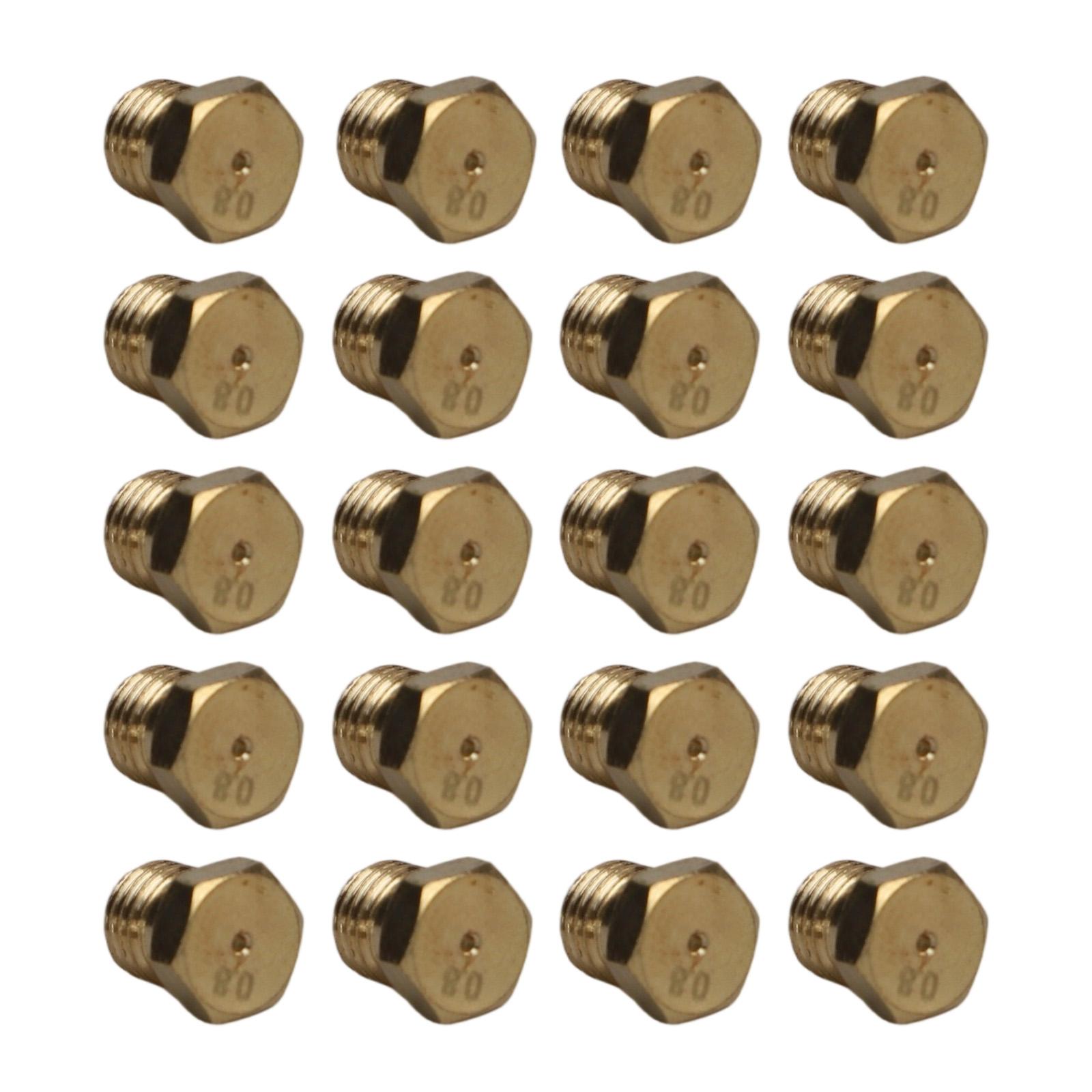 20pcs 1/4 Brass Nozzles 0.8mm Spray Hole For Propane Natural Gas Grill Burners Home Improvement Accessory In Stock Wholesale China Mainland
20pcs 1/4 Brass Nozzles 0.8mm Spray Hole For Propane Natural Gas Grill Burners Home Improvement Accessory In Stock Wholesale China Mainland