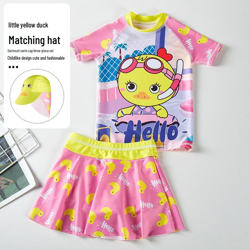 2024 Kids Two-Piece Quick-Dry Sun Protection Swimsuit - Girls Swim Skirt for School, Big, Medium, Small Children M 85-95cm 25-32kg (2-3 years)
2024 Kids Two-Piece Quick-Dry Sun Protection Swimsuit - Girls Swim Skirt for School, Big, Medium, Small Children M 85-95cm 25-32kg (2-3 years)