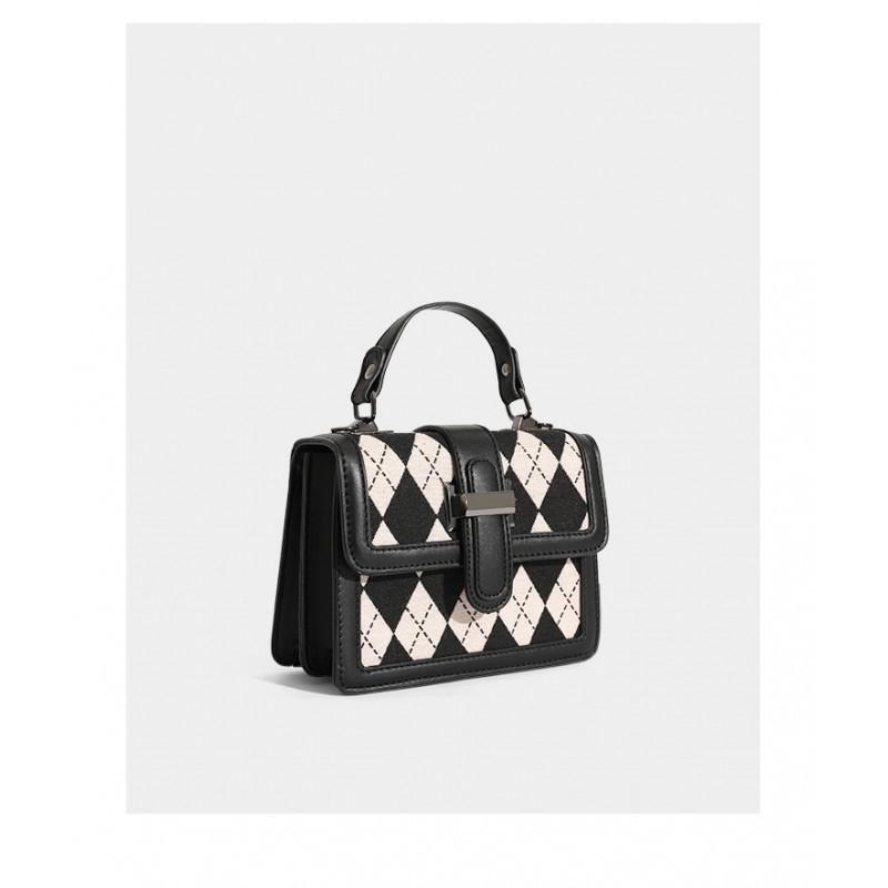 2026 Fashion Handbag Niche Design Ins Thousand Bird Plaid Diagonal Straddle Bag Texture Single Shoulder Small Square Women чорний
2026 Fashion Handbag Niche Design Ins Thousand Bird Plaid Diagonal Straddle Bag Texture Single Shoulder Small Square Women чорний