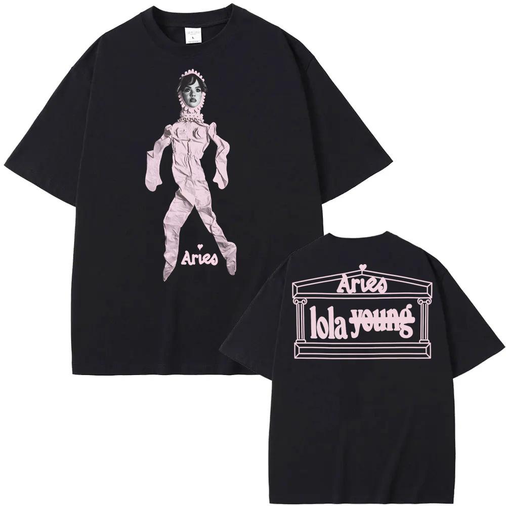 ARIES X LOLA YOUNG BLACK DOLL PRINT TEE Lola Young Summer Rock Sleeve Oversized 100%Cotton Tops Clothes Round Neck Unisex Tops 4XL
ARIES X LOLA YOUNG BLACK DOLL PRINT TEE Lola Young Summer Rock Sleeve Oversized 100%Cotton Tops Clothes Round Neck Unisex Tops 4XL