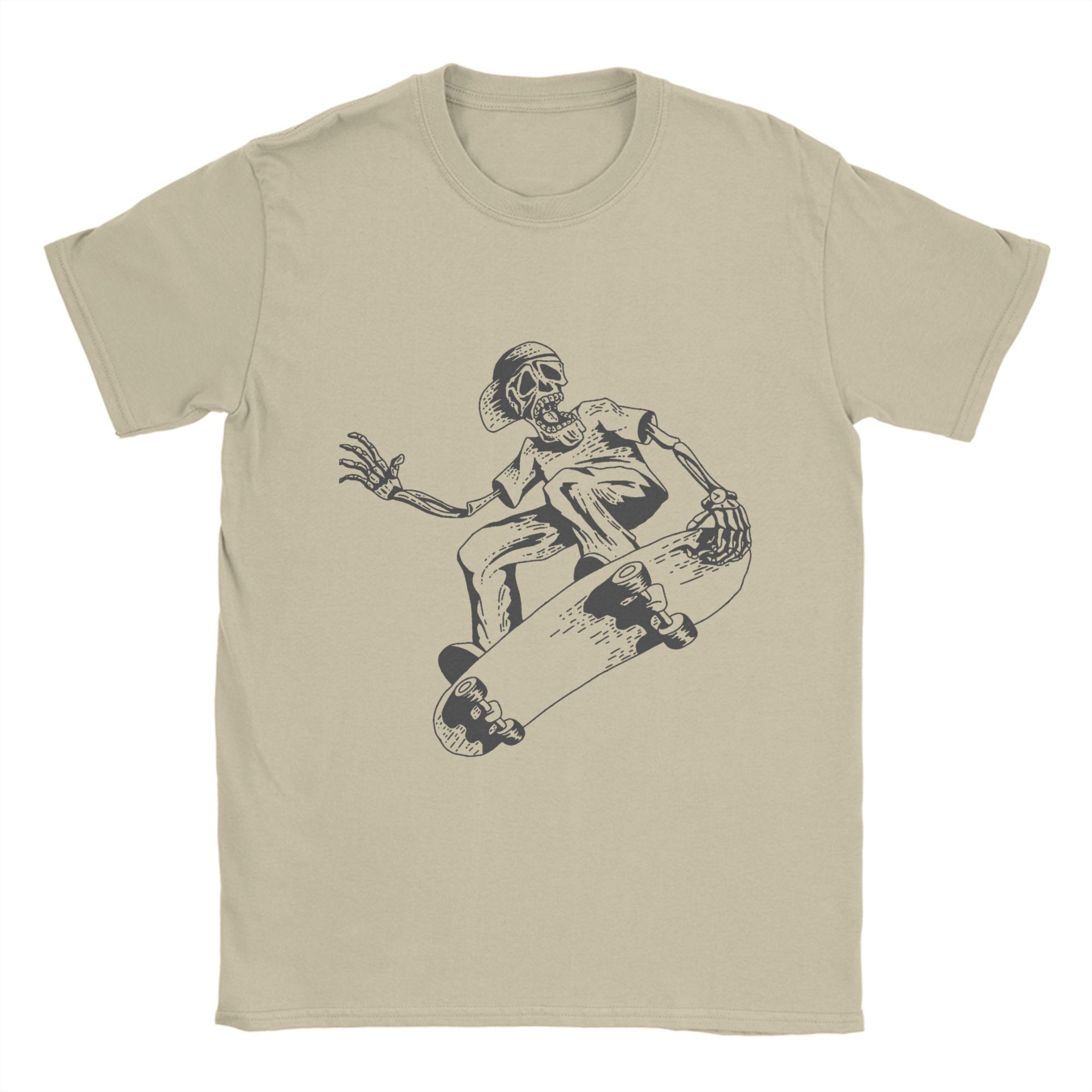 Skeleton Skateboard T-Shirt for Men Hipster 100% Cotton Tee Shirt Crewneck Short Sleeve T Shirt Plus Size Clothing S чорний
Skeleton Skateboard T-Shirt for Men Hipster 100% Cotton Tee Shirt Crewneck Short Sleeve T Shirt Plus Size Clothing S чорний