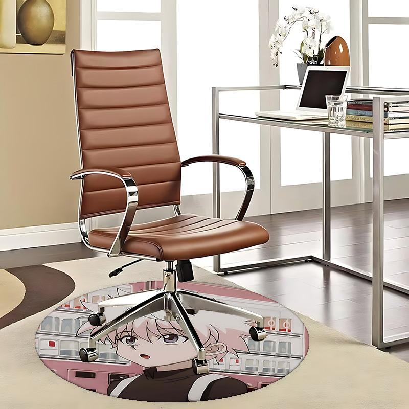 1pc Anime Cartoon Design Round Carpet - Office Chair Mat, Non-Slip Rug for Home Decor, Suitable for All Seasons, Perfect Gift for Anime Lovers.W049 80cm by 80cm
1pc Anime Cartoon Design Round Carpet - Office Chair Mat, Non-Slip Rug for Home Decor, Suitable for All Seasons, Perfect Gift for Anime Lovers.W049 80cm by 80cm